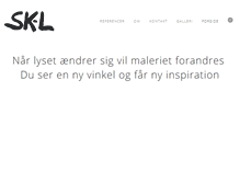 Tablet Screenshot of kindt-larsen.dk
